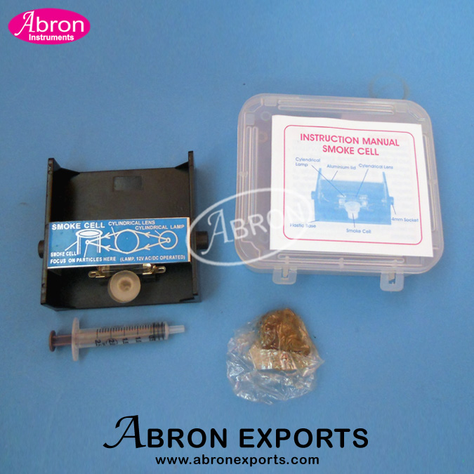 EP-087 Smoke Cell with 6vdc  bulb lens chamber abron set Brownian Motion Whitley Bay  with smoke generating wick  AP-896