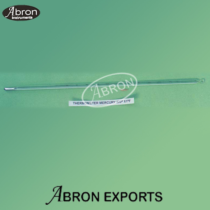 Thermometer 200'c Mecury Abron