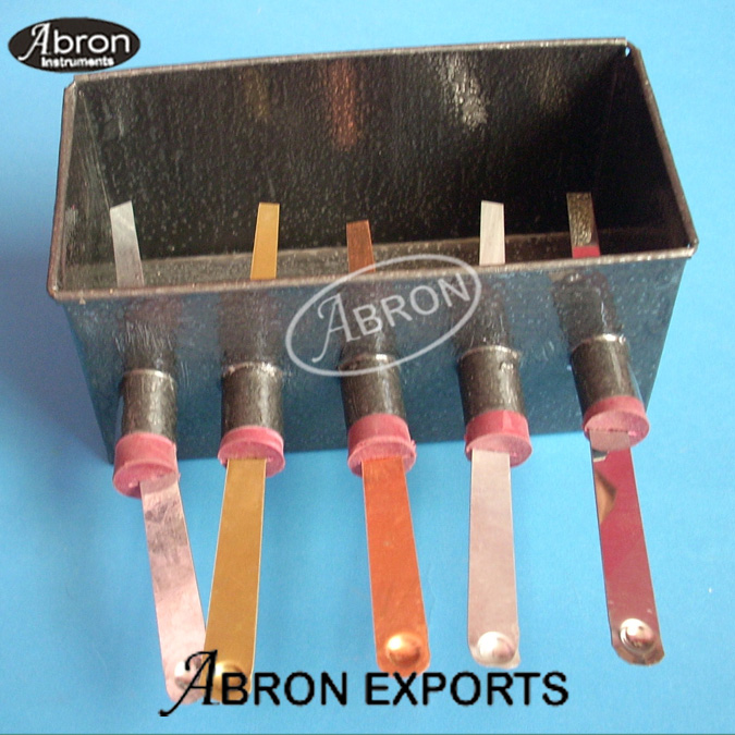 EP-50 Thermal Conductivity of Metals Apparatus Abron metal box 4 spoons 