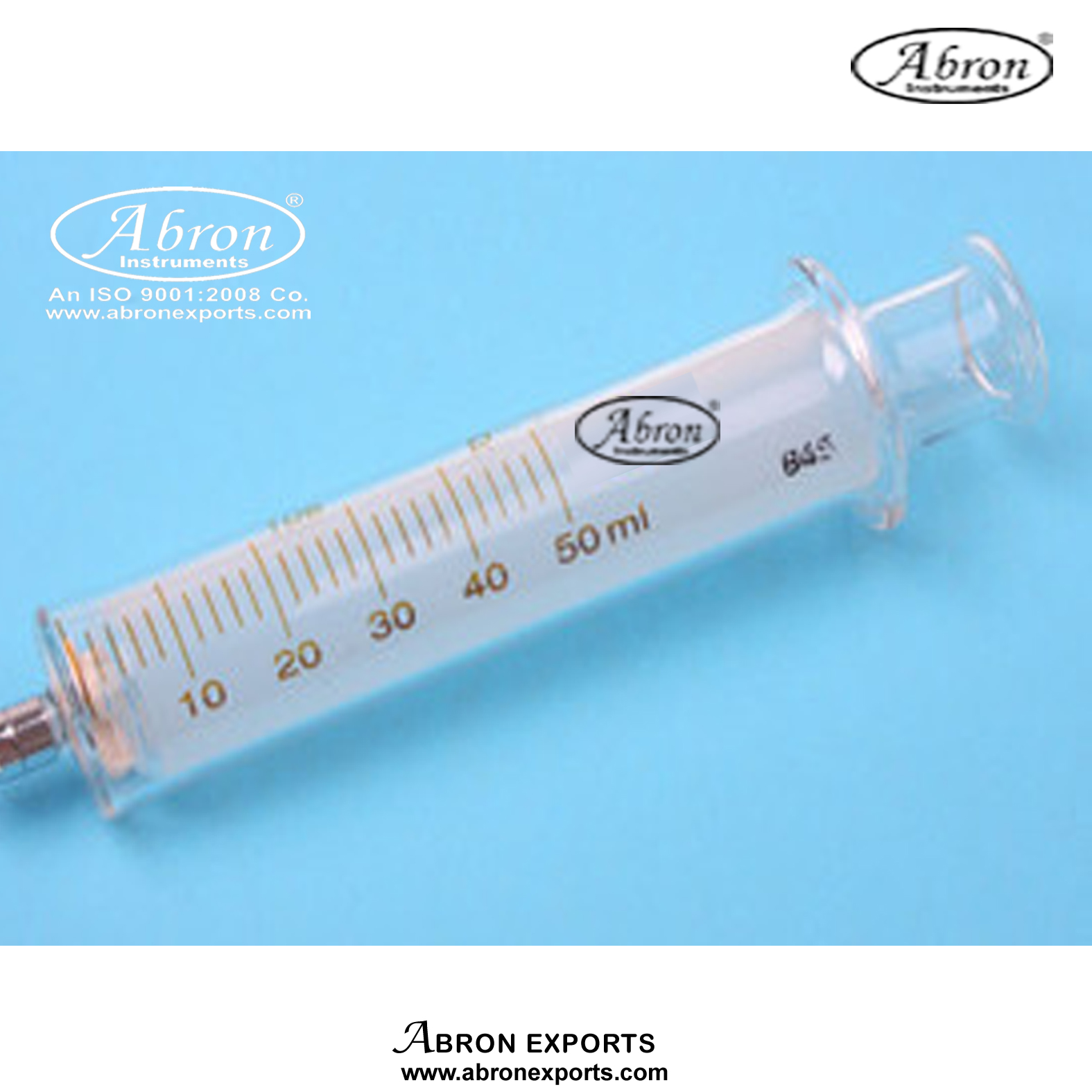Gas pressure syring apparatus volume change unit syring 50ml with stopper use beaker to see change in volume abron AP-36S 