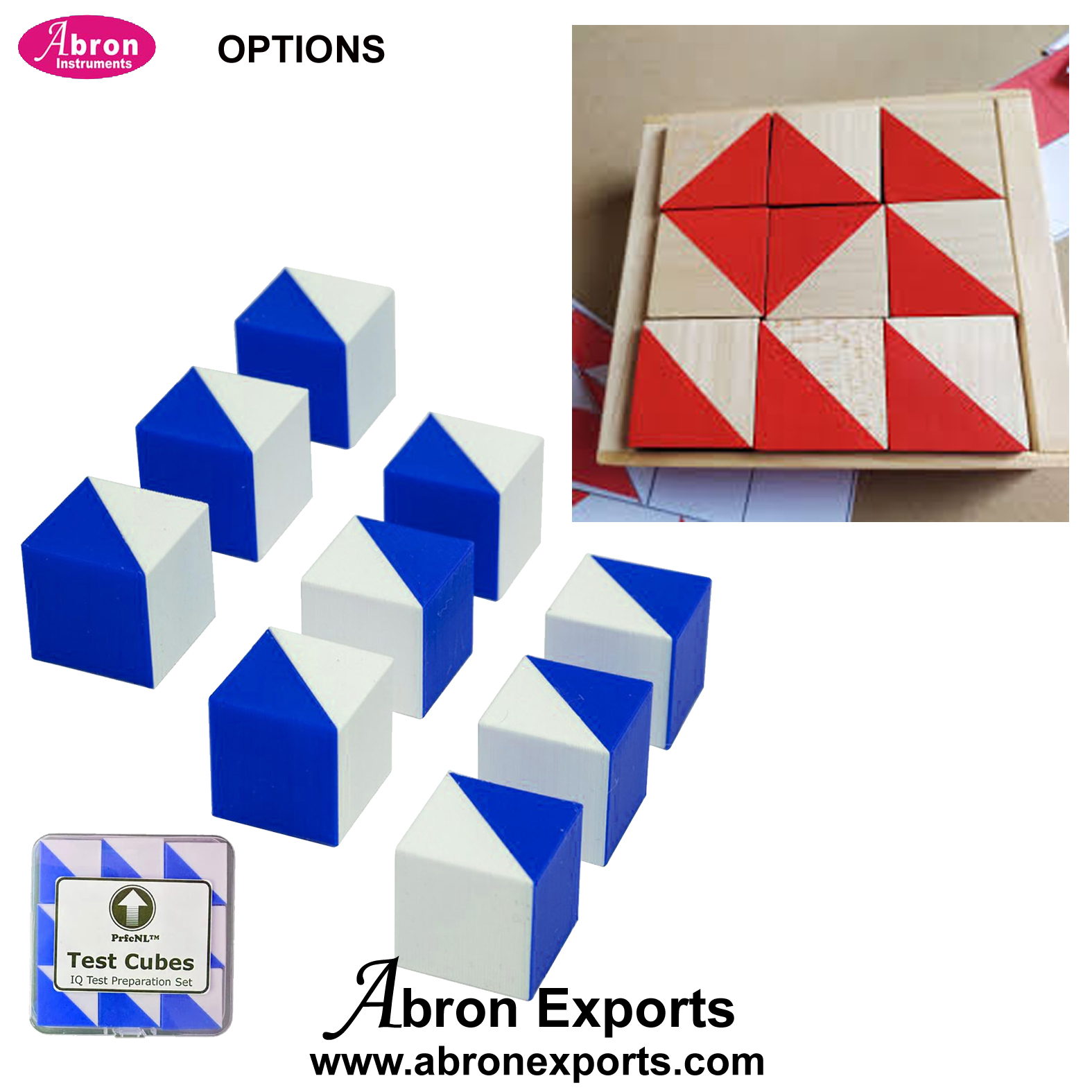 Psychology Kohs Block Design Test Kit For Psychology Laboratory Abron ...