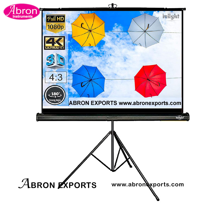 Lab Projecting Screen Pharmacology Lab Projection Screen 52x70 Inch Autofolding Tripos Spring ...