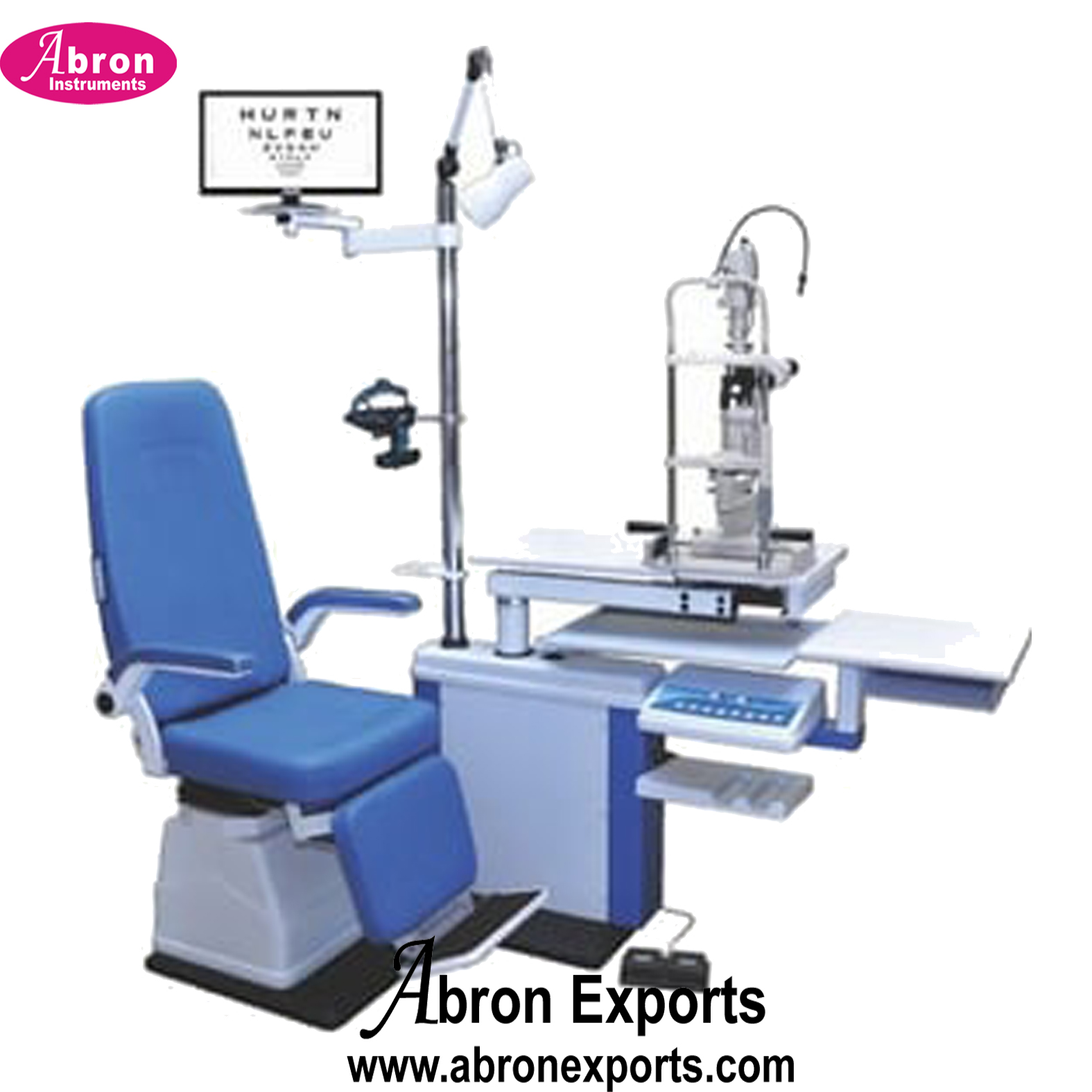 ENT Eye Refraction chair unit movable ASF Ophthalmic Refraction Chair ...