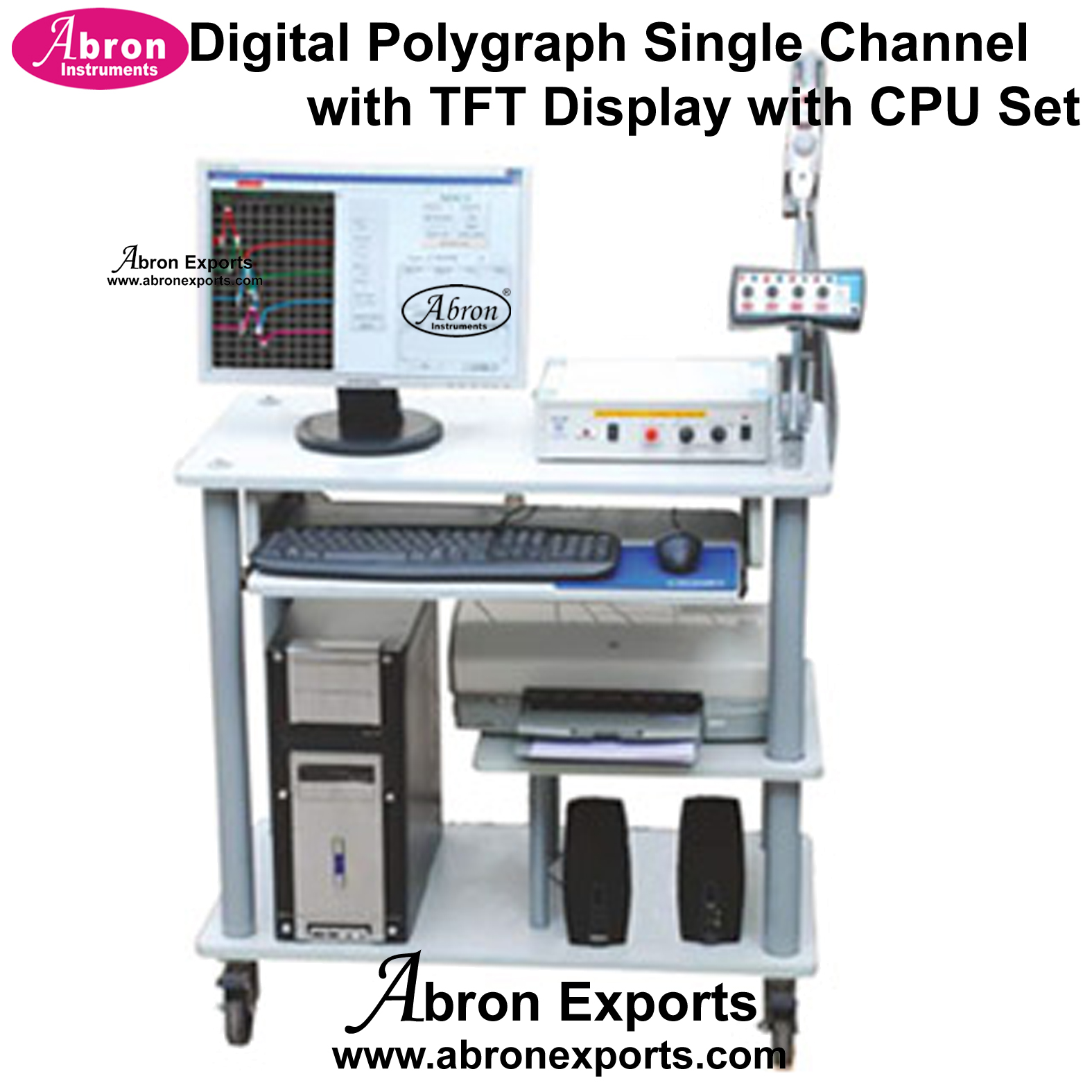 Multifunction Module In Polygraph Machine Polygraph Digital With Multi Channel With Software Connecting Cables ...