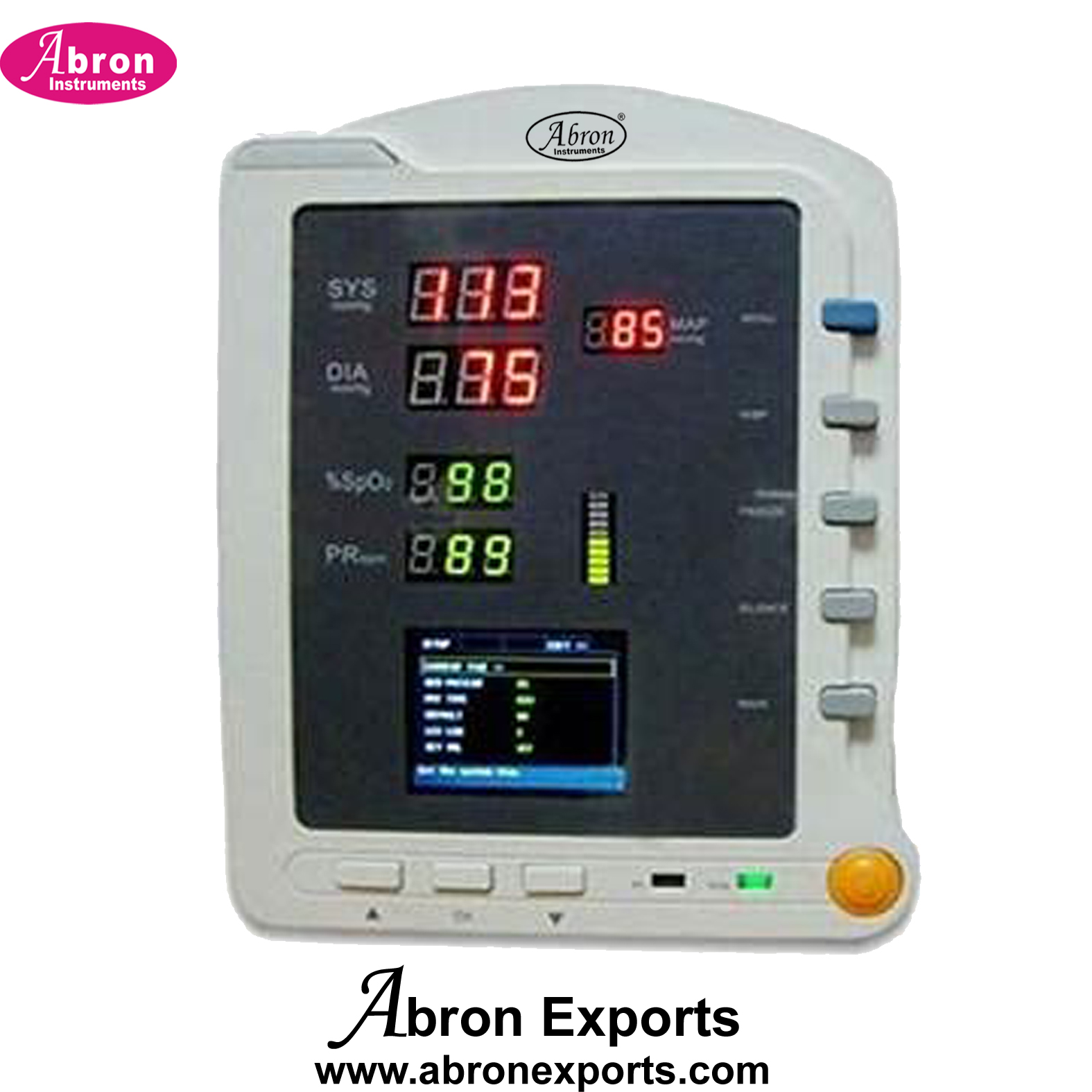 Patient Parameters Patient Monitor Recording Pulse BP SPO2 Heart Rate Ambulatory Blood ...