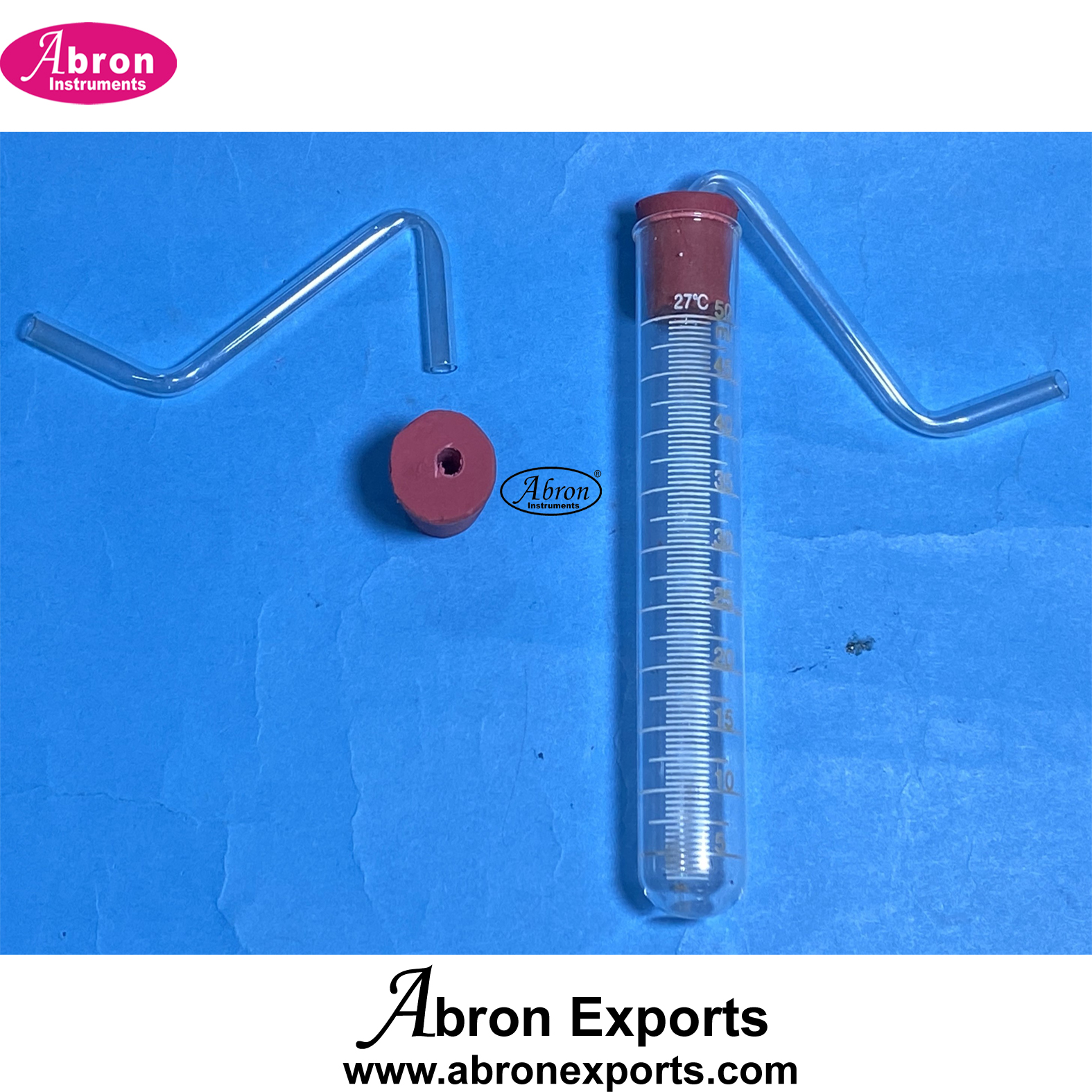 Delivery Tube Types Glass Delivery Tube Bent With Bung Cork With Conical Test Tube Round ...