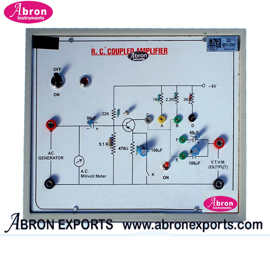 Amplifier Rct ETB study of Frequency Characteristics Of RC Coupled Amplifier Circuit ...