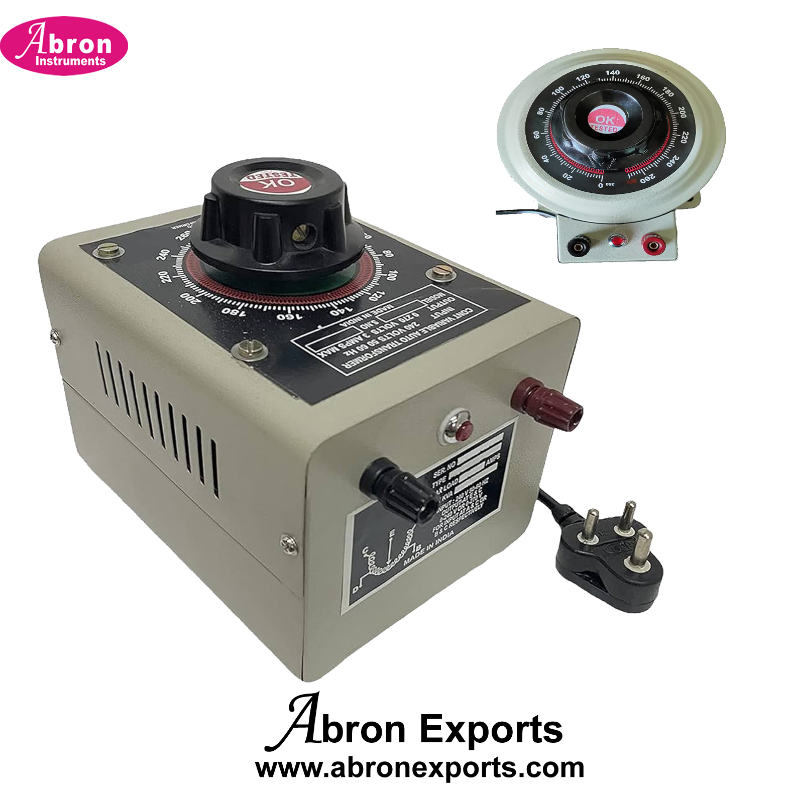 Variac Auto Transformer Dimmerstat 2 Amp Single Phase 0-270V Enclosed ...