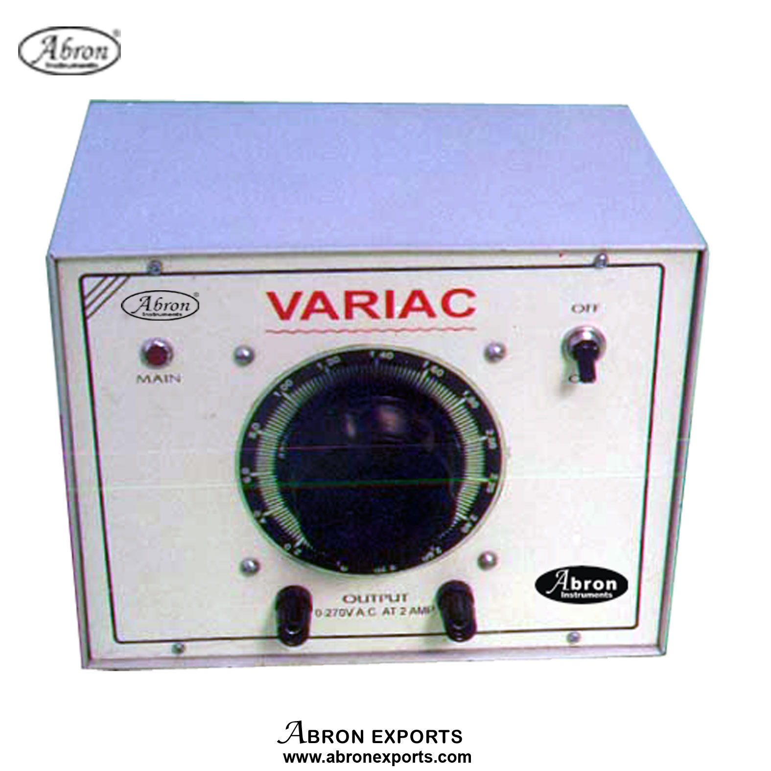 Variac Dimmerstat 2 Amp in Box mount input 240V output 0-270V AC ...