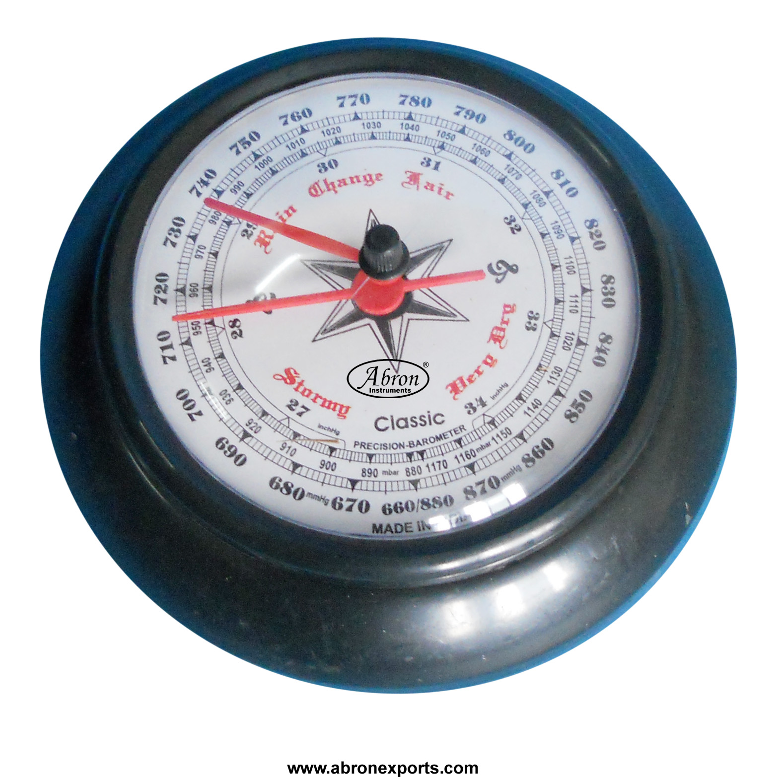 Aneroid Barometer indian Plastic Demo Model 10pc Abron AP-685A Physics ...