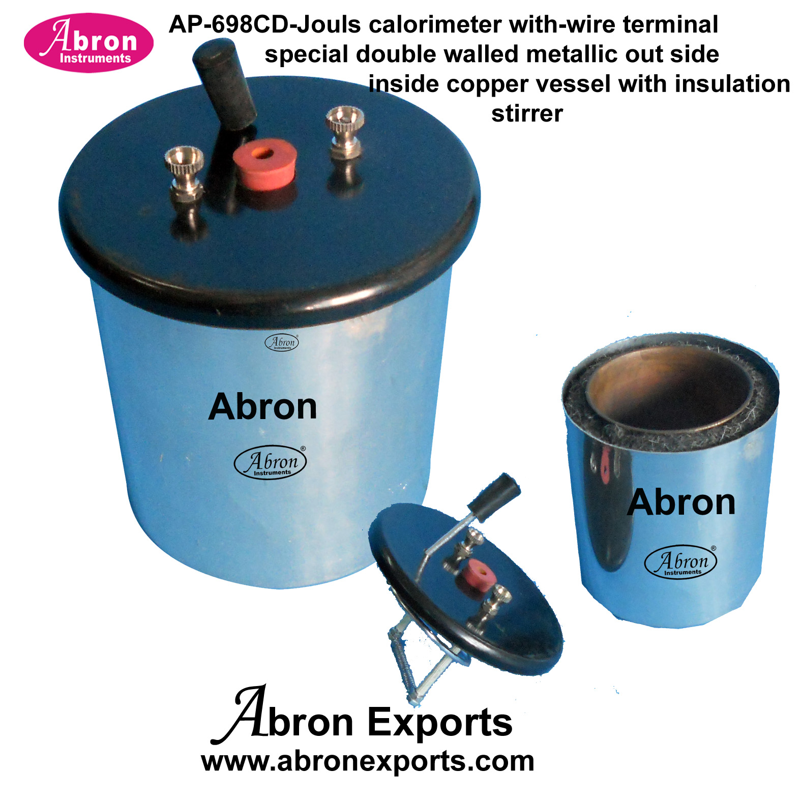 Calorimeter Jouls calorimeter with wire terminal special double walled ...