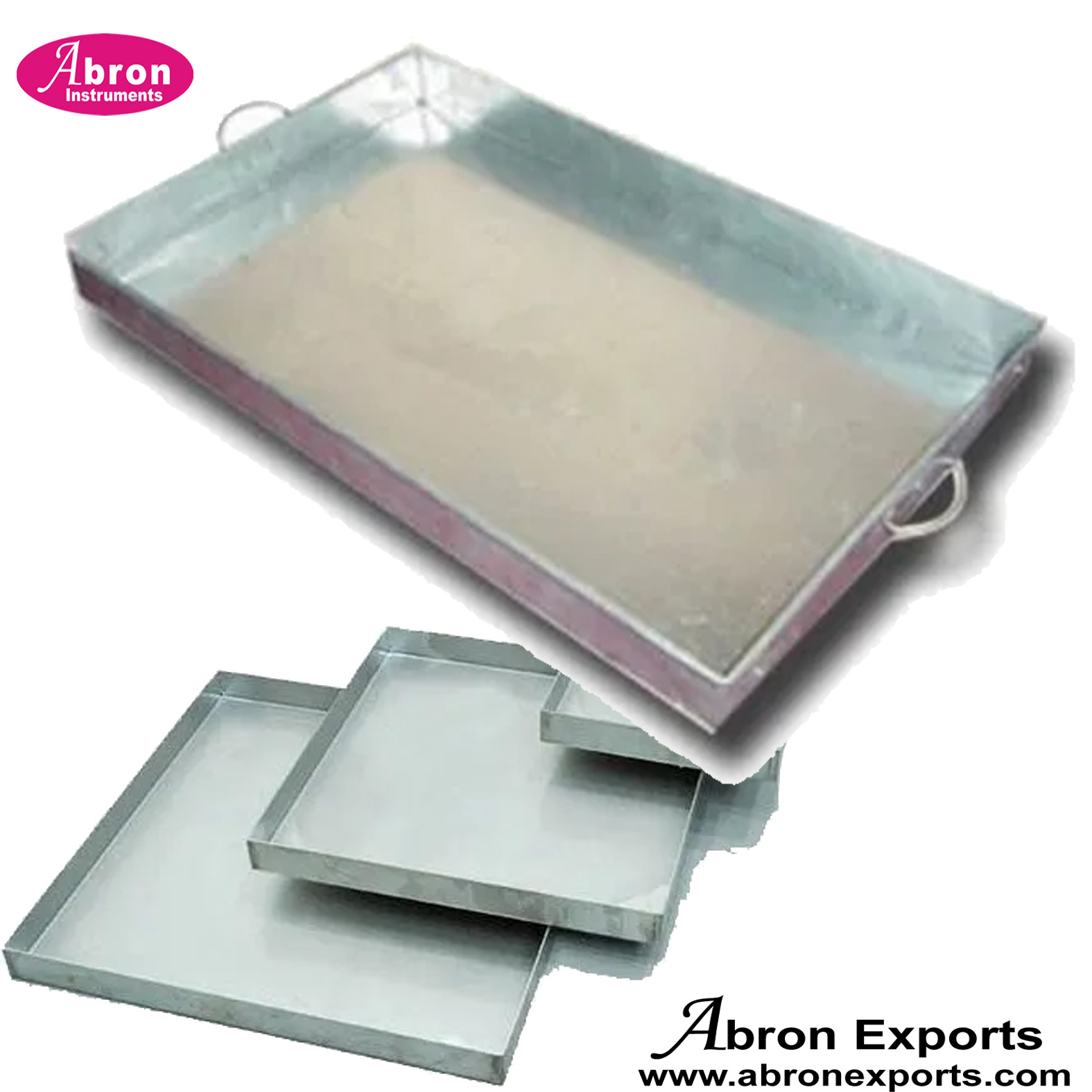 Testing Tray Soil Testing Trays Steel GI x50mm or 80mm high 700x700 or 800x600mm ...