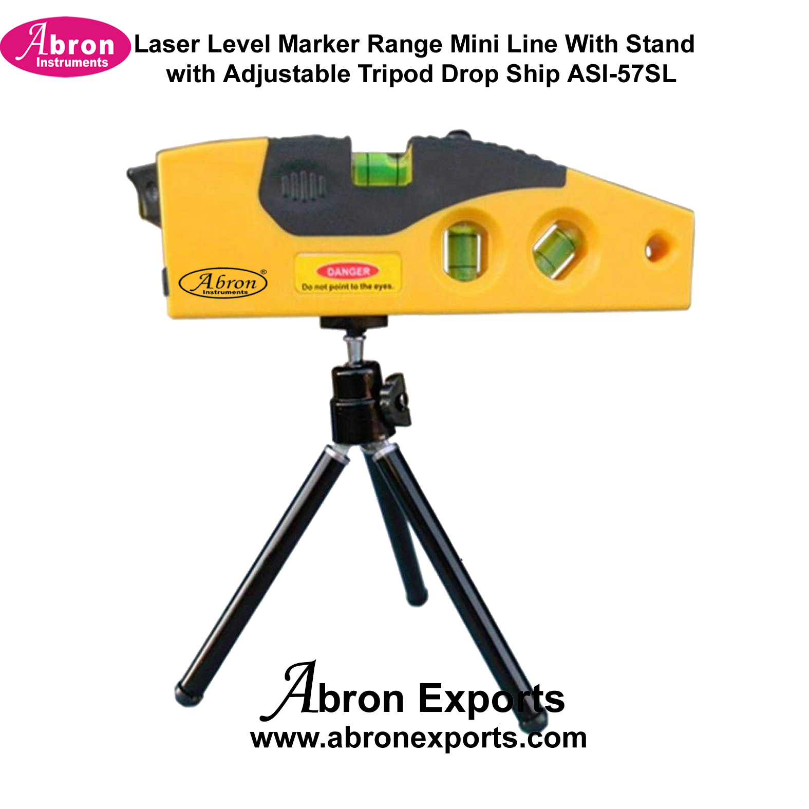 Mini Line Level Laser Level Marker Range Mini Line With Stand with Adjustable Tripod ...