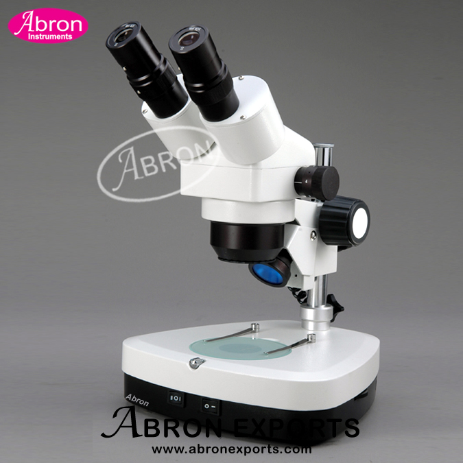 Stereo Zoom Microscope Abron 7x -45x Binocular head dual top-sub