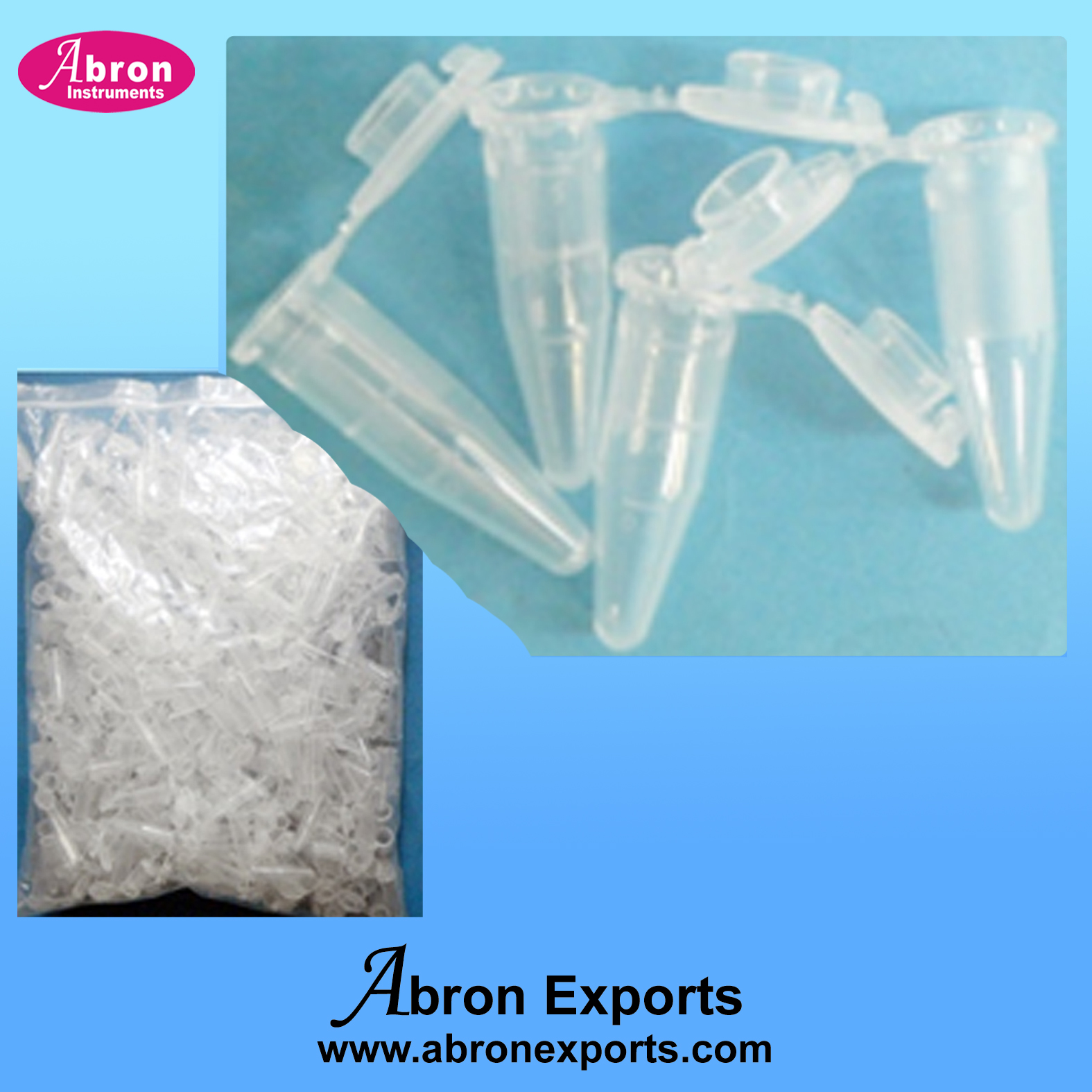 Micro Centrifuge Tube Eppendorf Tube Conical Bottom Flip cap Abron