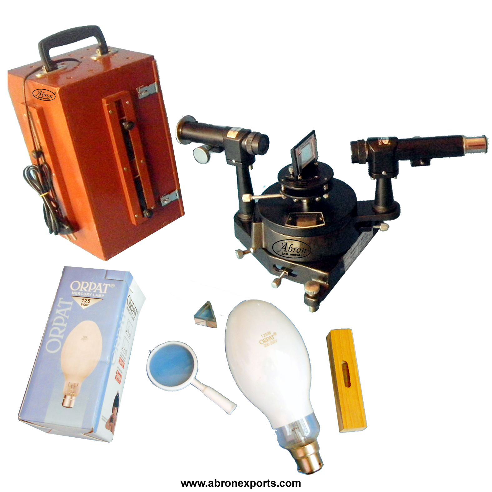 Light BSc Exp 061 To determine the refractive index of the material of