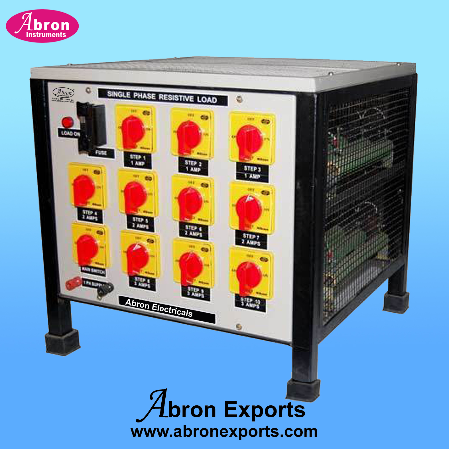 Three Phase Loading Rheostst Rheostat Loading Multi Tubes 3 phase 440V Loading 1.5KWx0.5 100w x5step ...