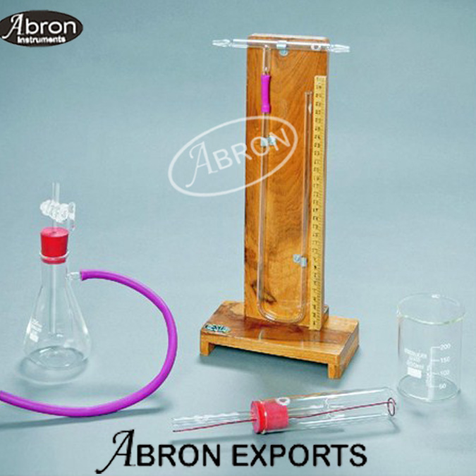 Surface Tension By Drop Method Jaegers Apparatus Setup AP755b Jaggers Jeagers All Physics