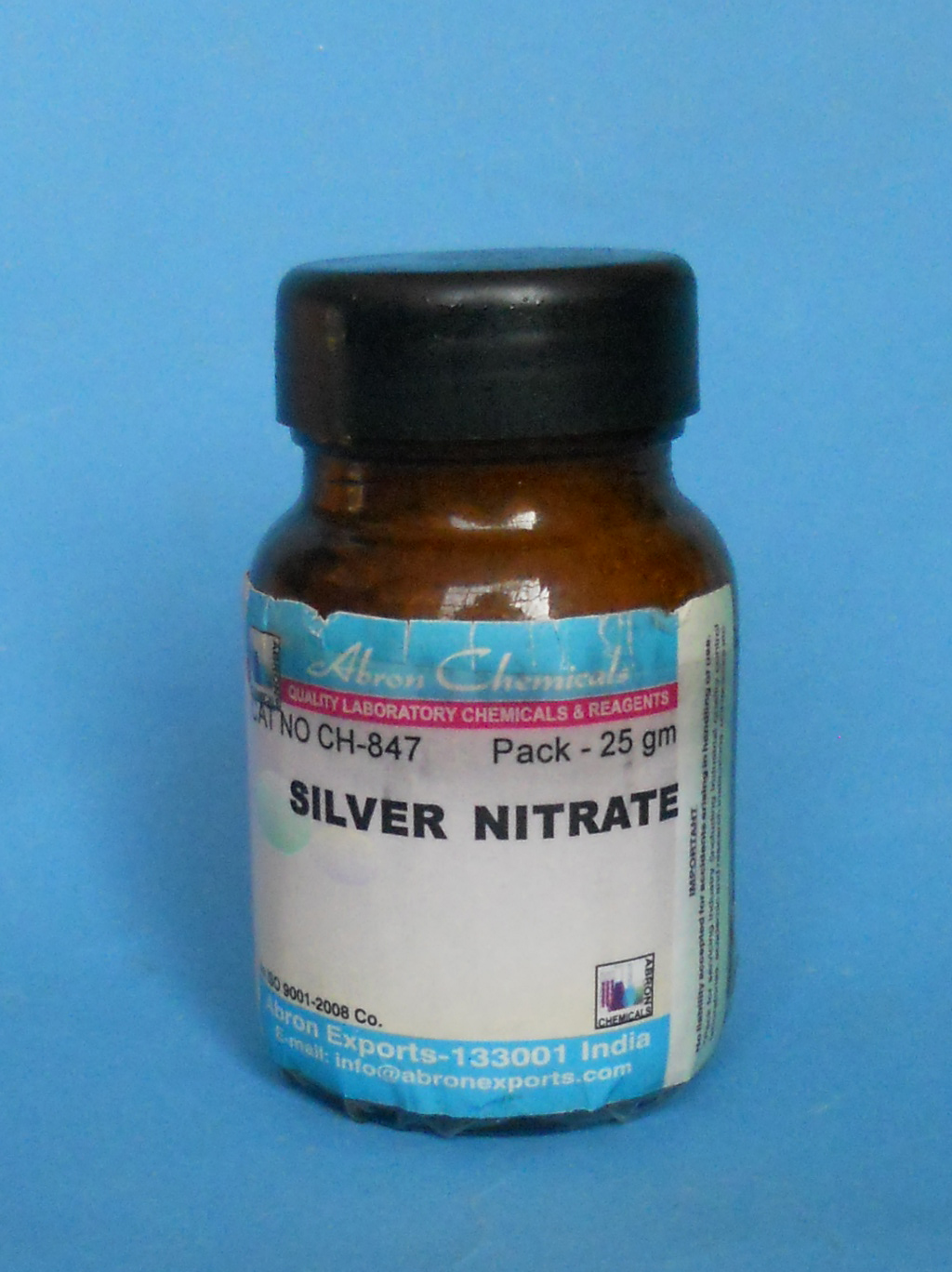 Silver Nitrate L R 25gm | lab Chemicals | Abronexport.com